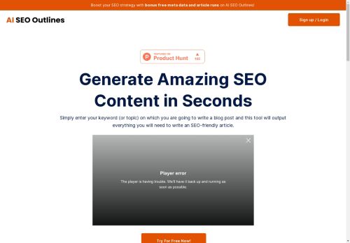 AI SEO Outlines