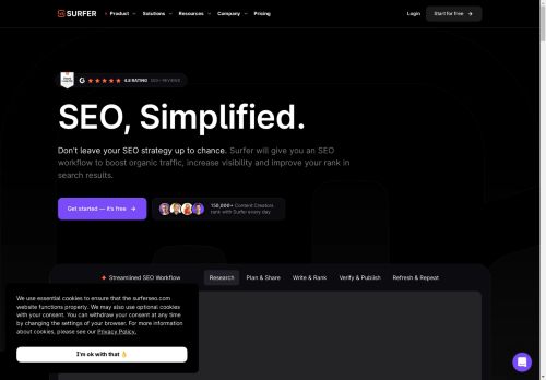 Surfer SEO Tools